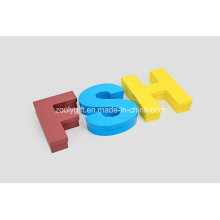 Personalized Cardboard Display Letter Grid Boxes Display Shaped Jewelry Boxes